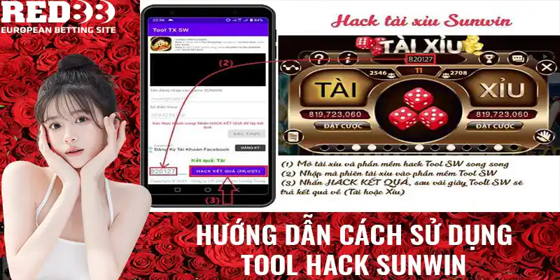 Hướng dẫn cách sử dụng tool hack sunwin